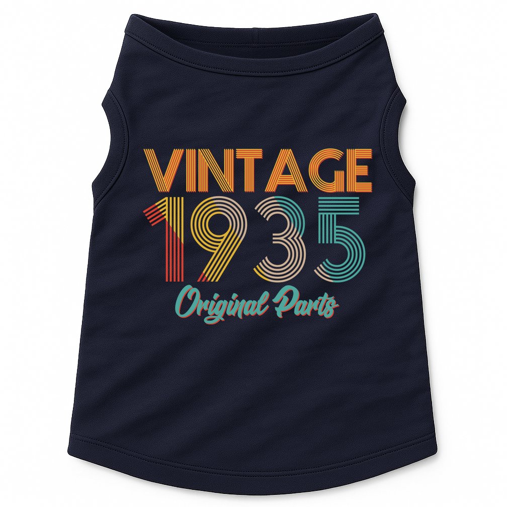 Vintage 1935 Original Parts 90th Birthday Doggie Tank
