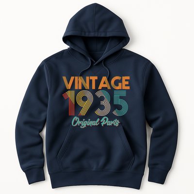 Vintage 1935 Original Parts 90th Birthday Hoodie