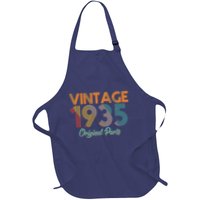 Vintage 1935 Original Parts 90th Birthday Apron