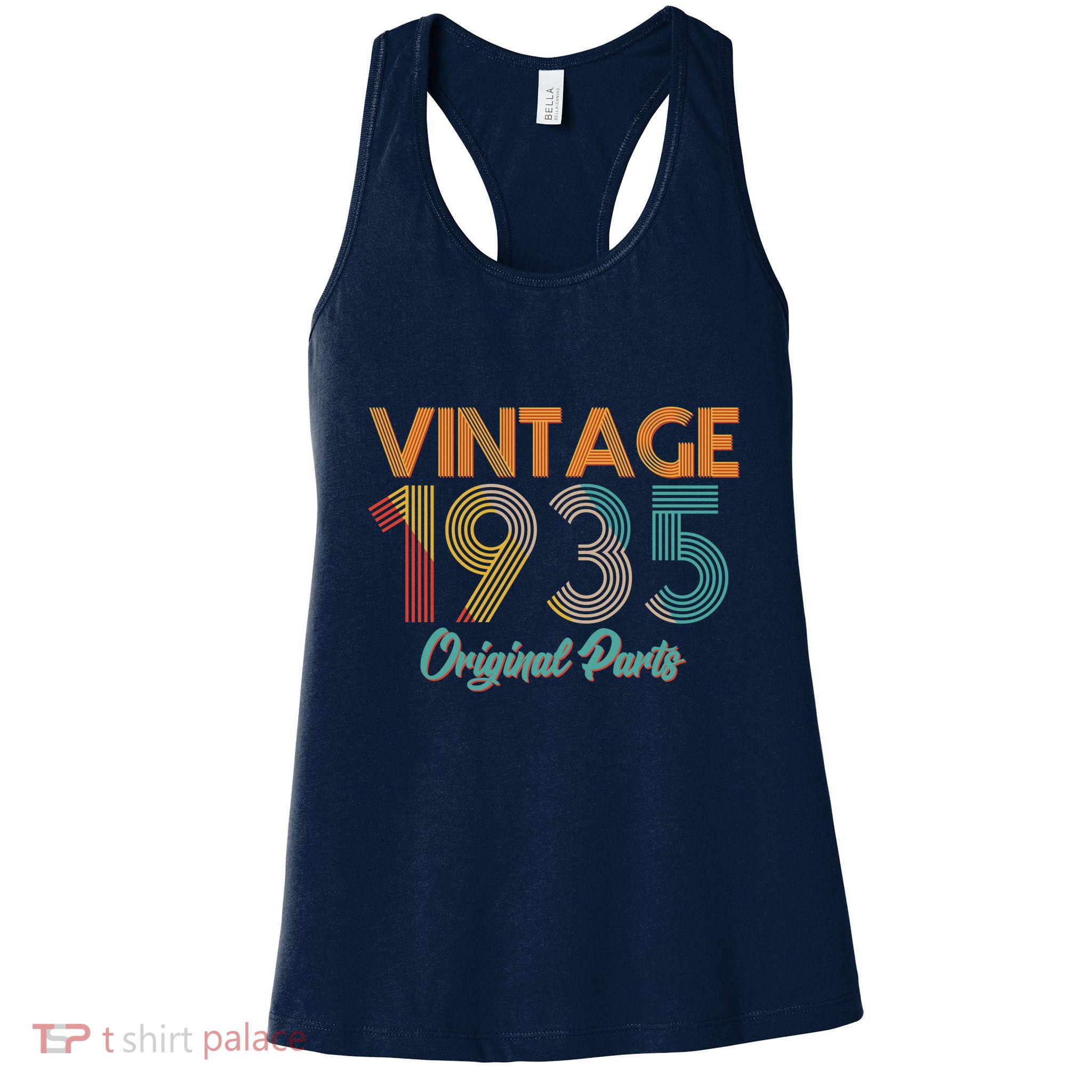 Vintage 1935 Original Parts 90th Birthday Womens Tank Top