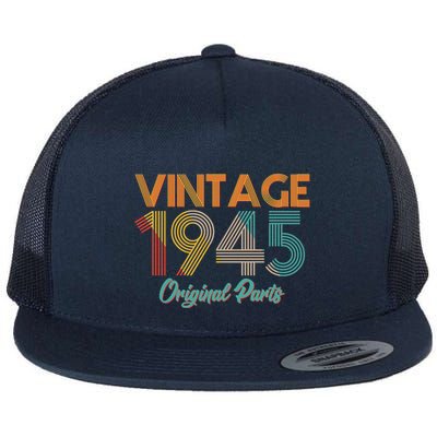 Vintage 1945 Original Parts 80th Birthday Flatbill Hat