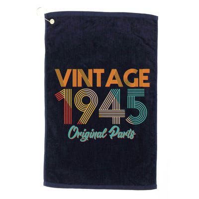 Vintage 1945 Original Parts 80th Birthday Golf Towel