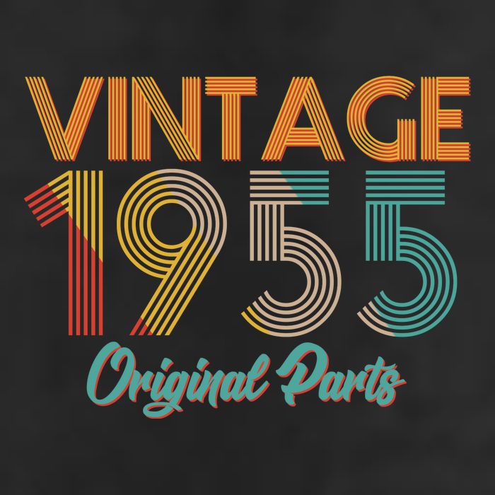 Vintage 1955 Original Parts 70th Birthday Trucker Hat