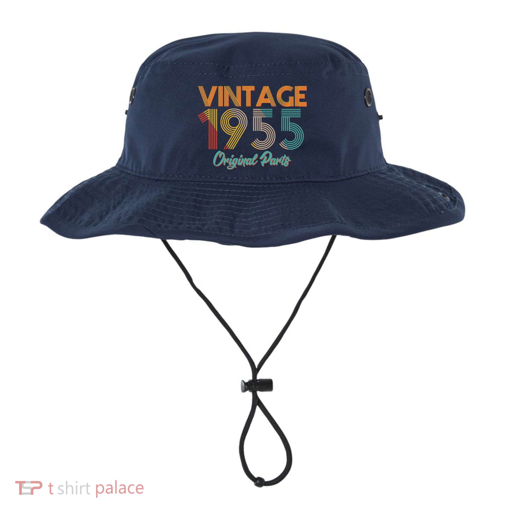 Vintage 1955 Original Parts 70th Birthday Bucket Hat