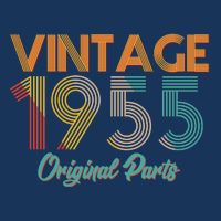 Vintage 1955 Original Parts 70th Birthday Tie-Dye T-Shirt