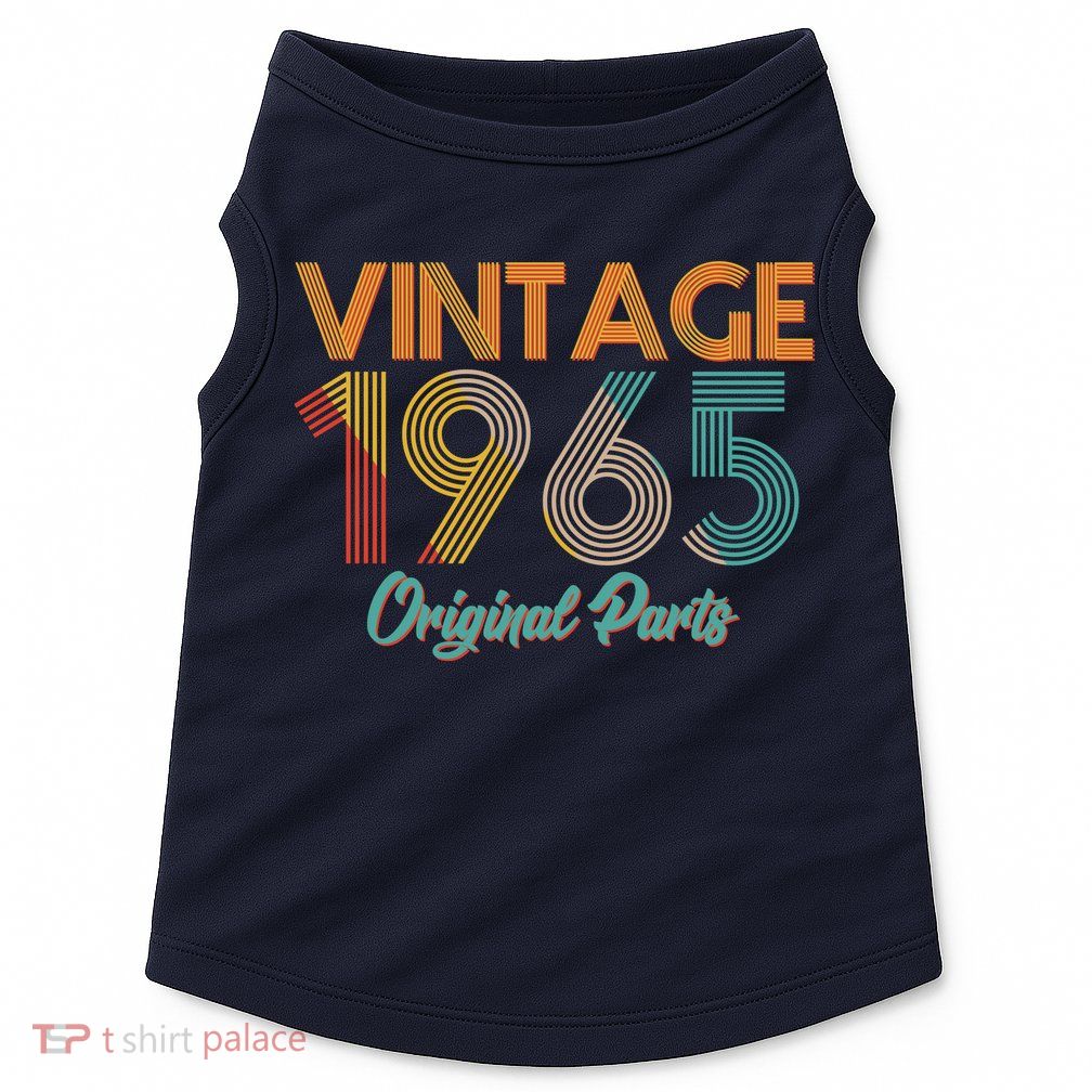 Vintage 1965 Original Parts 60th Birthday Doggie Tank