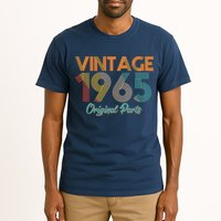 Vintage 1965 Original Parts 60th Birthday Tall T-Shirt