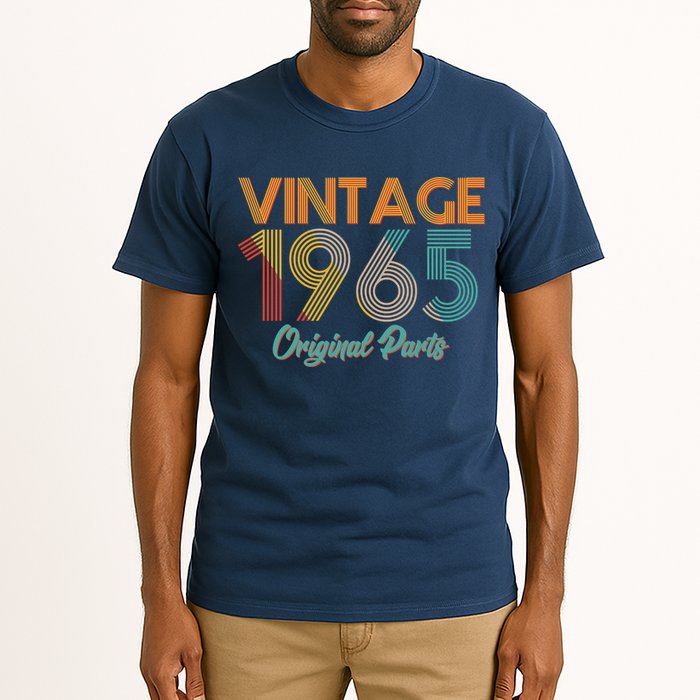 Vintage 1965 Original Parts 60th Birthday Tall T-Shirt