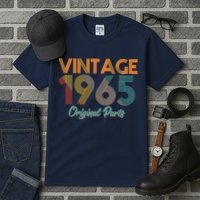 Vintage 1965 Original Parts 60th Birthday Tall T-Shirt