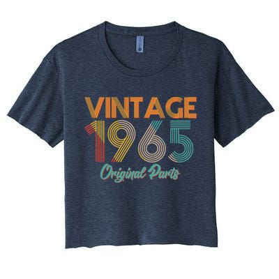Vintage 1965 Original Parts 60th Birthday Crop Top