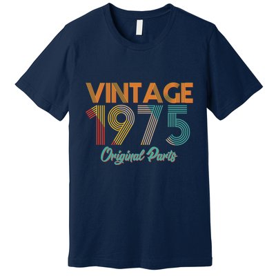 Vintage 1975 Original Parts 50th Birthday Premium T-Shirt
