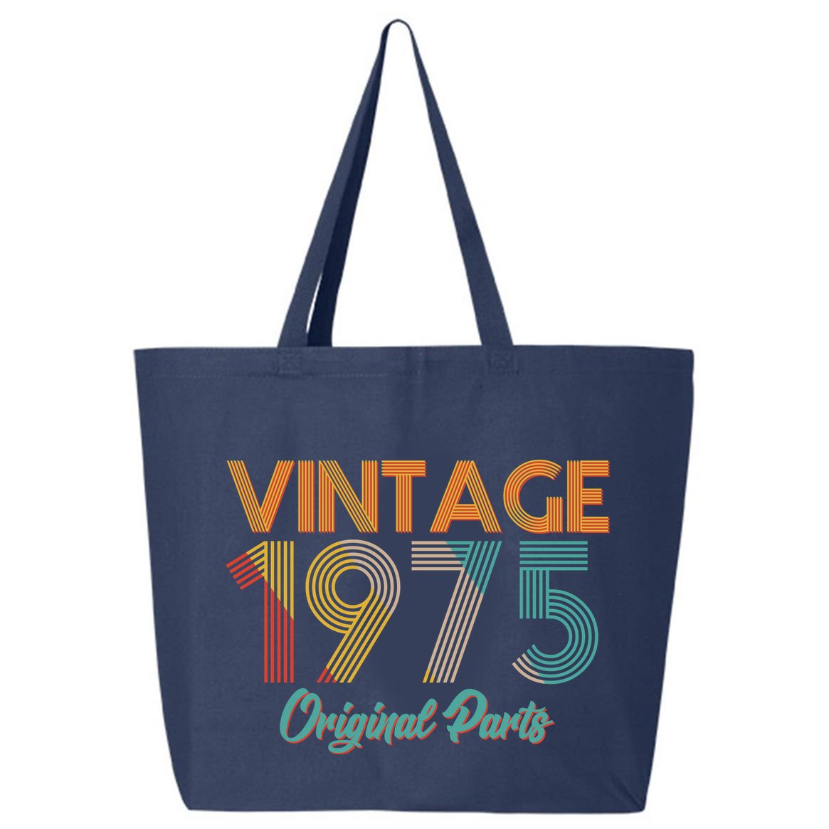 Vintage 1975 Original Parts 50th Birthday 25L Jumbo Tote