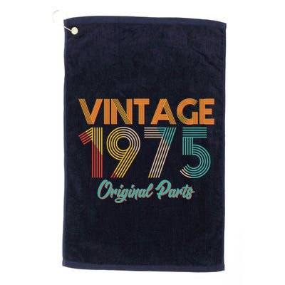 Vintage 1975 Original Parts 50th Birthday Golf Towel