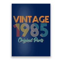 Vintage 1985 Original Parts 40th Birthday Poster