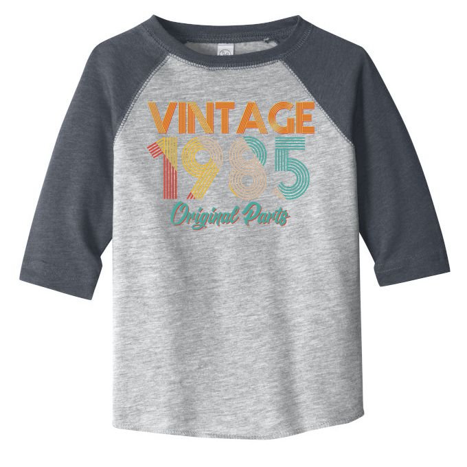 Vintage 1985 Original Parts 40th Birthday Toddler Fine Jersey T-Shirt