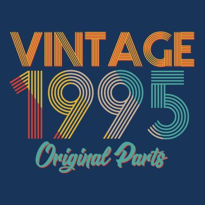 Vintage 1995 Original Parts 30th Birthday T-Shirt