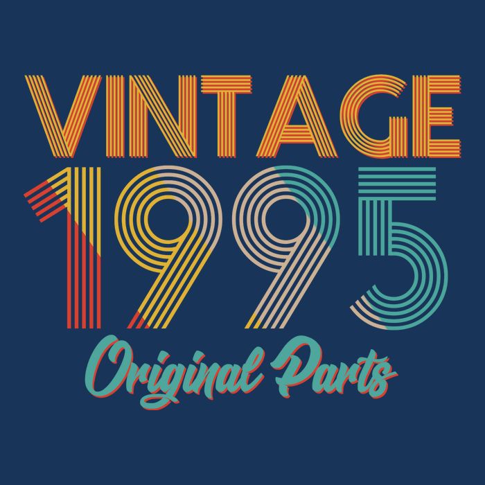 Vintage 1995 Original Parts 30th Birthday Toddler T-Shirt