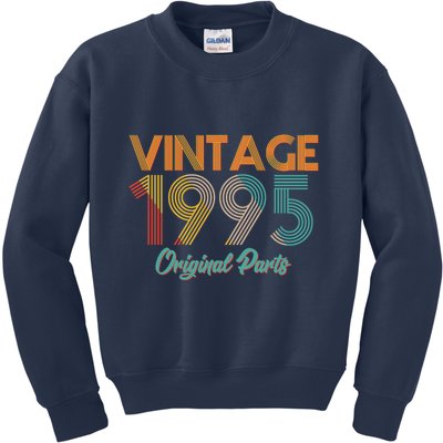Vintage 1995 Original Parts 30th Birthday Kids Sweatshirt