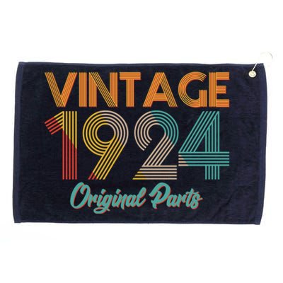 Vintage 1924 Original Parts 100th Birthday Grommeted Golf Towel