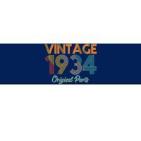 Vintage 1934 Original Parts 90th Birthday Bumper Sticker