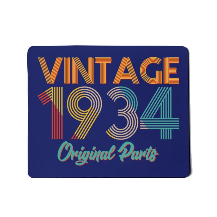 Vintage 1934 Original Parts 90th Birthday Mousepad