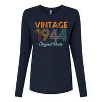 Vintage 1944 Original Parts 80th Birthday Womens Cotton Relaxed Long Sleeve T-Shirt