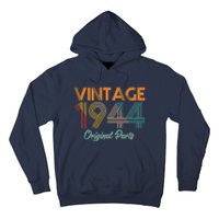 Vintage 1944 Original Parts 80th Birthday Hoodie