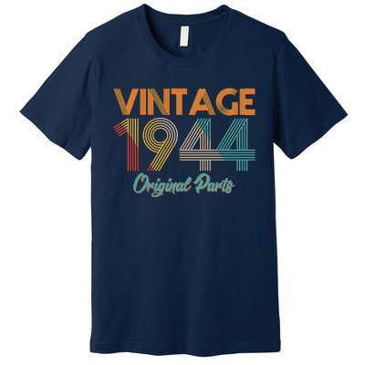 Vintage 1944 Original Parts 80th Birthday Premium T-Shirt