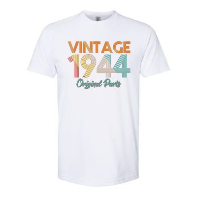 Vintage 1944 Original Parts 80th Birthday Softstyle® CVC T-Shirt