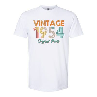 Vintage 1954 Original Parts 70th Birthday Softstyle® CVC T-Shirt