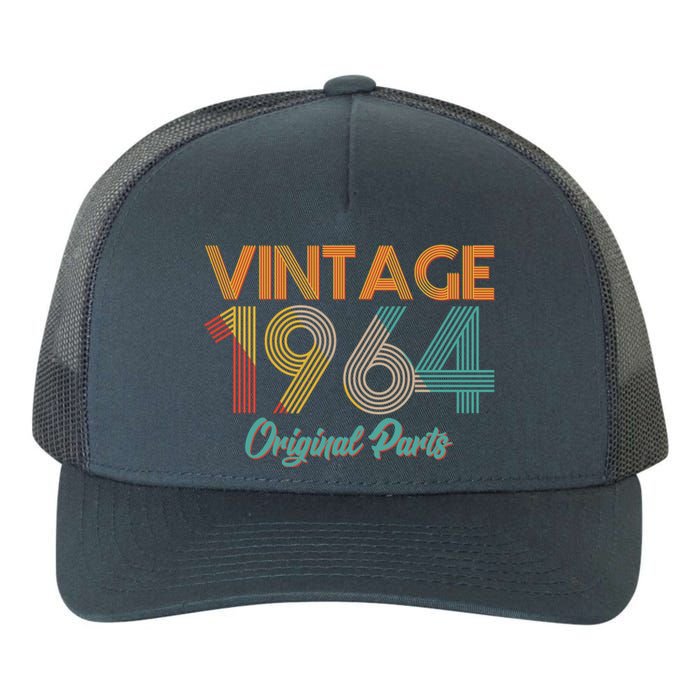 Vintage 1964 Original Parts 60th Birthday Yupoong Adult 5-Panel Trucker Hat