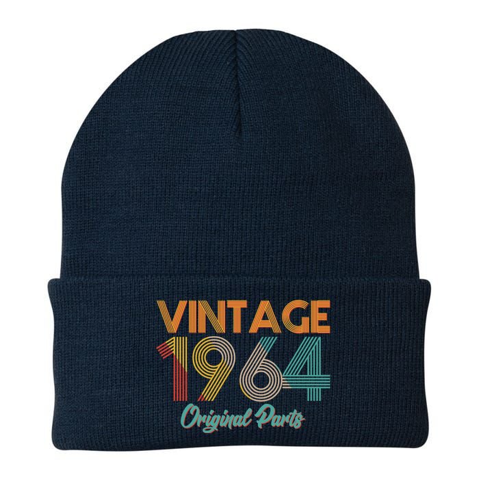 Vintage 1964 Original Parts 60th Birthday Knit Cap Winter Beanie