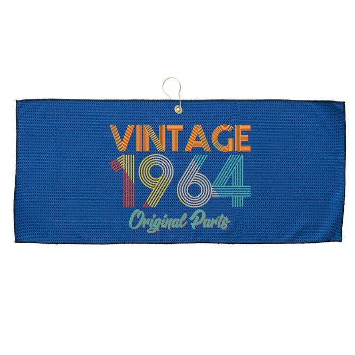 Vintage 1964 Original Parts 60th Birthday Large Microfiber Waffle Golf Towel