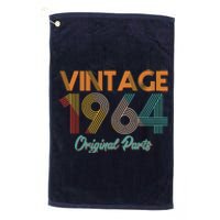 Vintage 1964 Original Parts 60th Birthday Platinum Collection Golf Towel