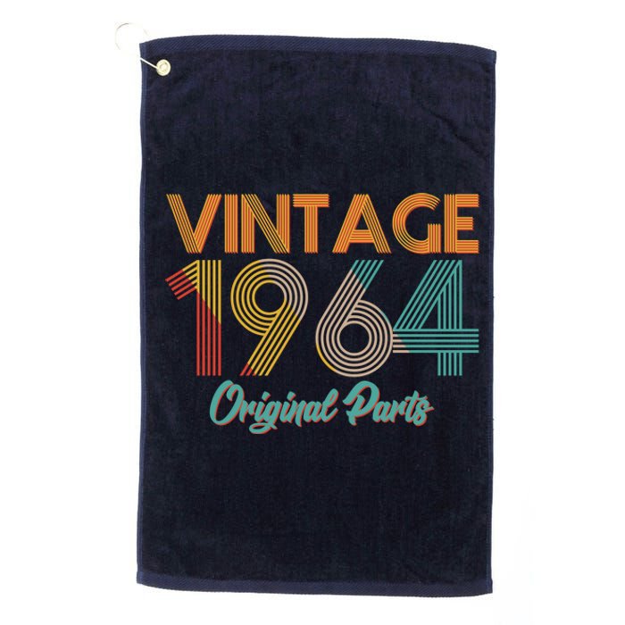 Vintage 1964 Original Parts 60th Birthday Platinum Collection Golf Towel