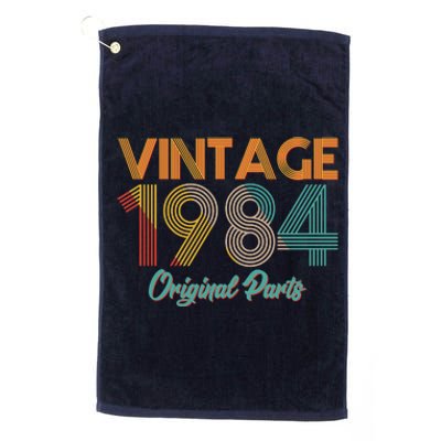 Vintage 1984 Original Parts 40th Birthday Platinum Collection Golf Towel