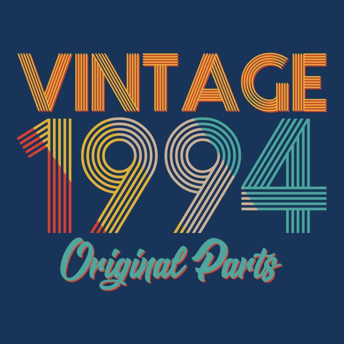 Vintage 1994 Original Parts 30th Birthday Flatbill Hat
