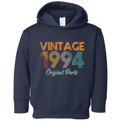 Vintage 1994 Original Parts 30th Birthday Toddler Hoodie
