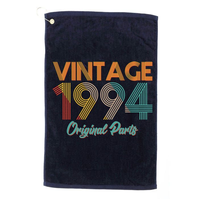 Vintage 1994 Original Parts 30th Birthday Platinum Collection Golf Towel