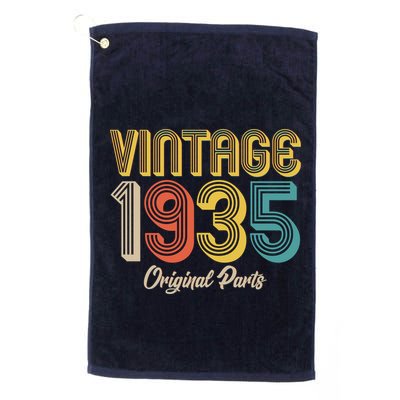 Vintage 1935 Original Parts 90th Birthday Golf Towel