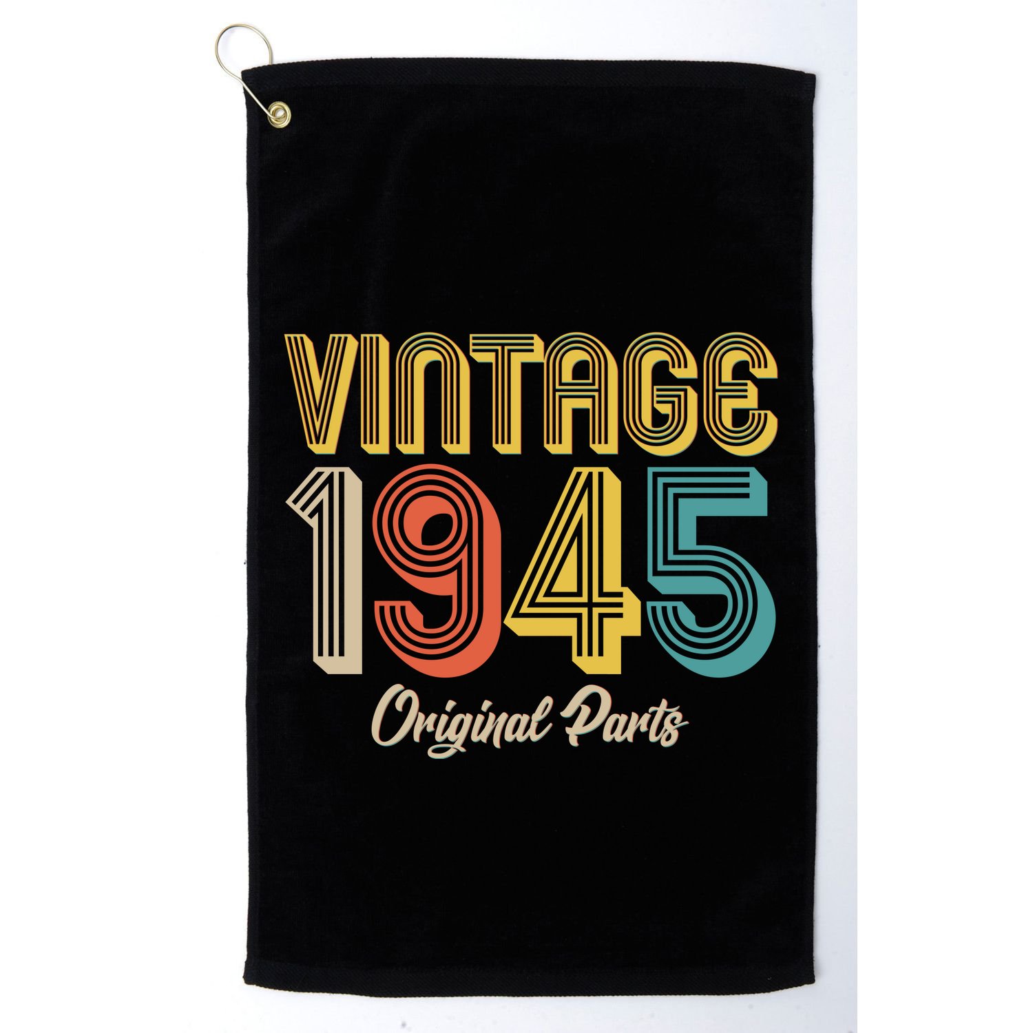 Vintage 1945 Original Parts 80th Birthday Golf Towel
