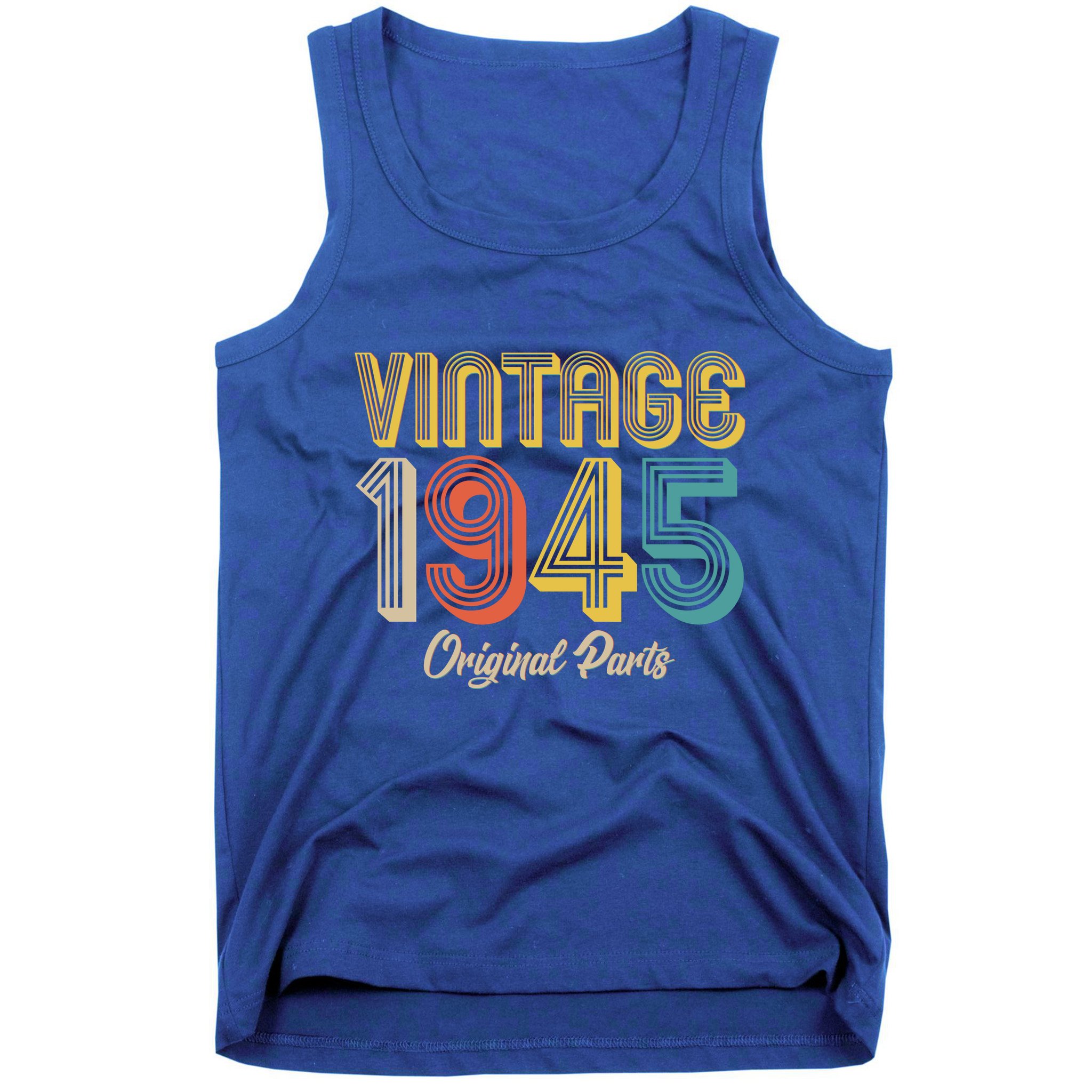 Vintage 1945 Original Parts 80th Birthday Tank Top
