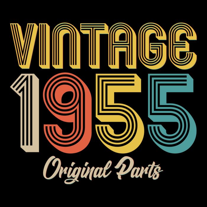 Vintage 1955 Original Parts 70th Birthday Mug