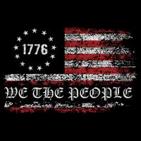 Vintage 1776 Patriotism Womens T-Shirt