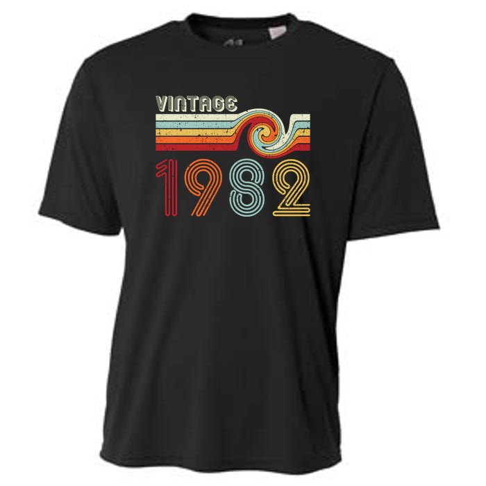 Vintage 1982 Retro Birthday Gift Cooling Performance Crew T-Shirt