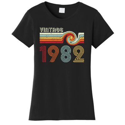 Vintage 1982 Retro Birthday Gift Women's T-Shirt