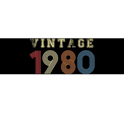 VINTAGE 1980 | RETRO 1980 Bumper Sticker