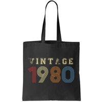 VINTAGE 1980 | RETRO 1980 Tote Bag