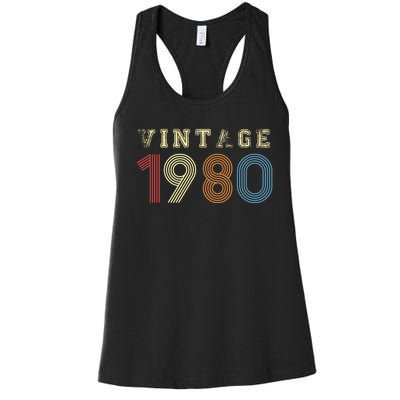 VINTAGE 1980 | RETRO 1980 Women's Racerback Tank