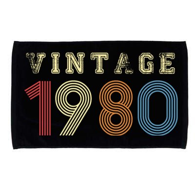 VINTAGE 1980 | RETRO 1980 Microfiber Hand Towel